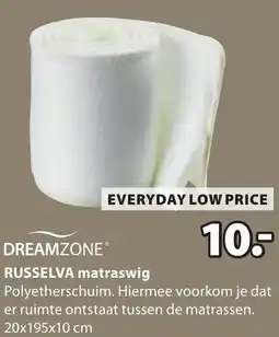 Jysk Dreamzone Russelva matraswig aanbieding