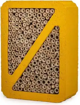 Intratuin CJ Wildlife insectenhotel Salina geel 19,3 x 9 x 27 cm aanbieding