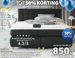 Jysk Dreamzone Andelva boxspring aanbieding