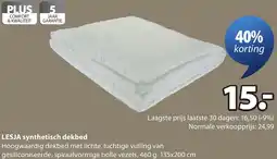 Jysk Lesja synthetisch dekbed aanbieding