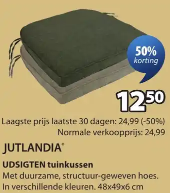 Jysk Jutlandia Udsigten tuinkussen aanbieding