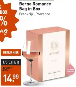 Gall & Gall Berne Romance Bag in Box aanbieding