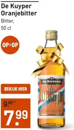 Gall & Gall De Kuyper Oranjebitter aanbieding