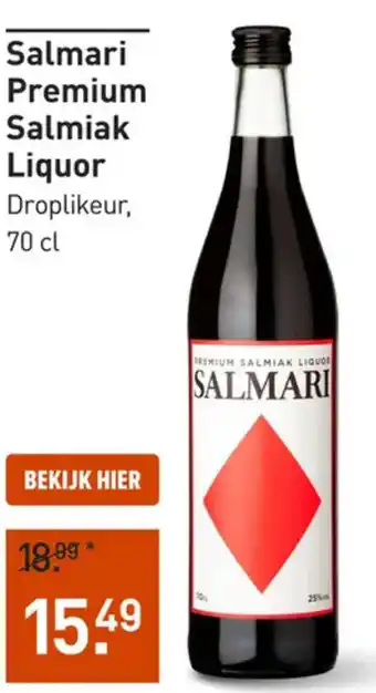 Gall & Gall Salmari Premium Salmiak Liquor aanbieding