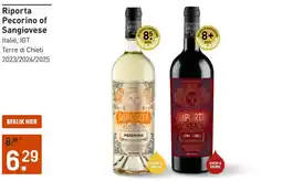 Gall & Gall Riporta Pecorino of Sangiovese aanbieding