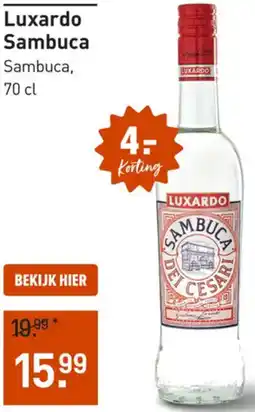 Gall & Gall Luxardo Sambuca aanbieding