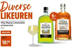 Gall & Gall Villa Massa Limoncello of Amaretto aanbieding
