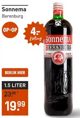 Gall & Gall Sonnema Berenburg aanbieding