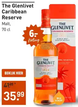 Gall & Gall The Glenlivet Caribbean Reserve aanbieding