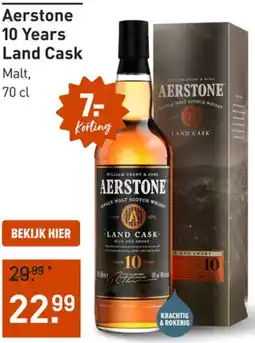 Gall & Gall Aerstone 10 Years Land Cask aanbieding