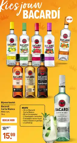 Gall & Gall Bacardí Carta Blanca aanbieding