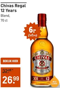 Gall & Gall Chivas Regal 12 Years aanbieding