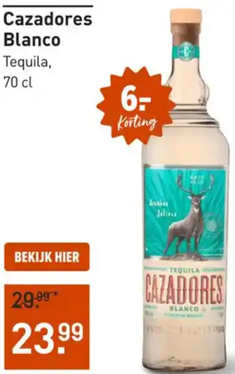 Gall & Gall Cazadores Blanco aanbieding
