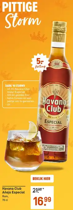 Gall & Gall Havana Club Añejo Especial aanbieding
