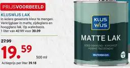 Kluswijs Kluswijs lak aanbieding