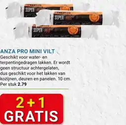Kluswijs Anza pro mini vilt aanbieding