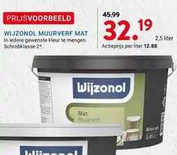 Kluswijs Wijzonol muurverf mat aanbieding