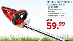 Kluswijs Einhell elektrische heggenschaar aanbieding