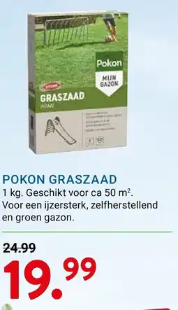 Kluswijs Pokon graszaad aanbieding