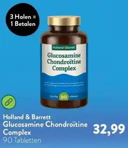 Holland & Barrett Glucosamine Chondroïtine Complex aanbieding