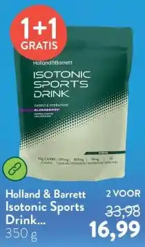 Holland & Barrett Isotonic Sports Drink Elderberry aanbieding
