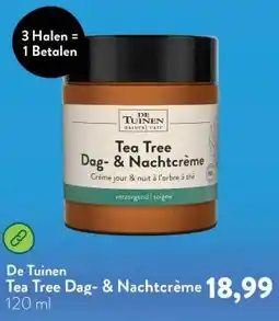 Holland & Barrett Tea Tree Dag- & Nachtcrème aanbieding
