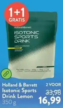 Holland & Barrett Isotonic Sports Drink Lemon aanbieding