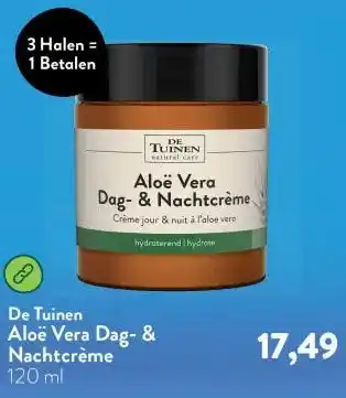 Holland & Barrett Aloë Vera Dag- & Nachtcrème aanbieding