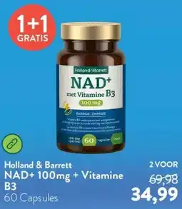 Holland & Barrett NAD+ 100mg + Vitamine B3 aanbieding
