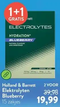 Holland & Barrett Elektrolyten Blueberry aanbieding