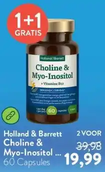 Holland & Barrett Choline & Myo-Inositol + Vitamine B12 aanbieding