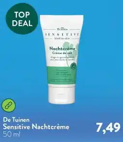 Holland & Barrett Sensitive Nachtcrème aanbieding