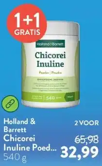 Holland & Barrett Chicorei Inuline Poeder - 540g aanbieding