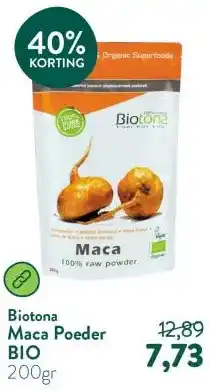 Holland & Barrett Maca Poeder BIO aanbieding