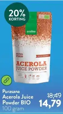 Holland & Barrett Acerola Juice Powder BIO aanbieding