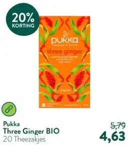 Holland & Barrett Three Ginger BIO aanbieding