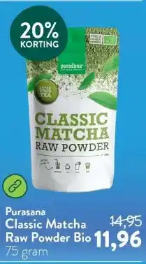 Holland & Barrett Classic Matcha Raw Powder Bio aanbieding