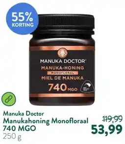 Holland & Barrett Manukahoning Monofloraal 740 MGO aanbieding