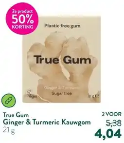Holland & Barrett Ginger & Turmeric Kauwgom aanbieding