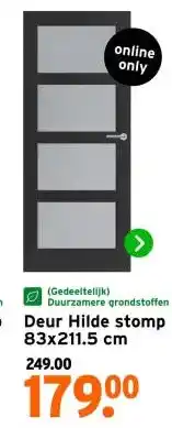 GAMMA Deur Hilde stomp aanbieding