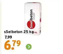 GAMMA sSelbeton 25 kg aanbieding