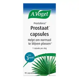 Etos A.Vogel Prostaforce Helpt om Normaal te Blijven Plassen1* Capsules 90 stuks aanbieding