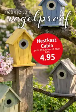 Deka Tuin Nestkast Cabin aanbieding