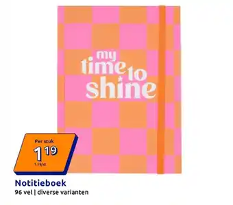 Action Notitieboek aanbieding