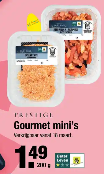 ALDI Gourmet mini's 200g aanbieding