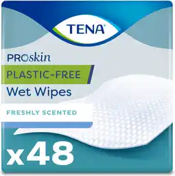 Bol.com Tena Wet Wipes - 1 pak van 48 vochtige doekjes aanbieding