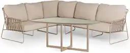Intratuin Tierra Outdoor 5-zits loungeset Rivera beige aanbieding