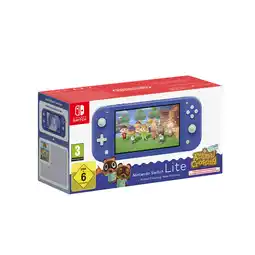 Coolblue Nintendo Switch Lite Animal Crossing New Horizons Editie Blauw aanbieding