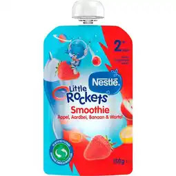 Etos NESTLÉ Little Rockets Smoothie Aardbei Appel Banaan Wortel 2+ aanbieding