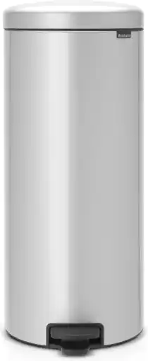 Bol.com Brabantia NewIcon Prullenbak - 30 liter - Metallic Grey aanbieding